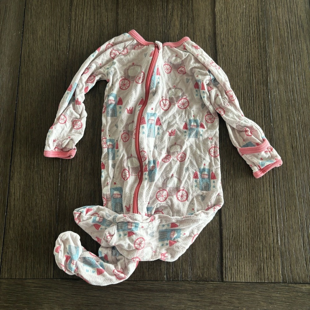 Bestaroo Girls‎ Modal Pajamas 6-9 Months Zip up Romper